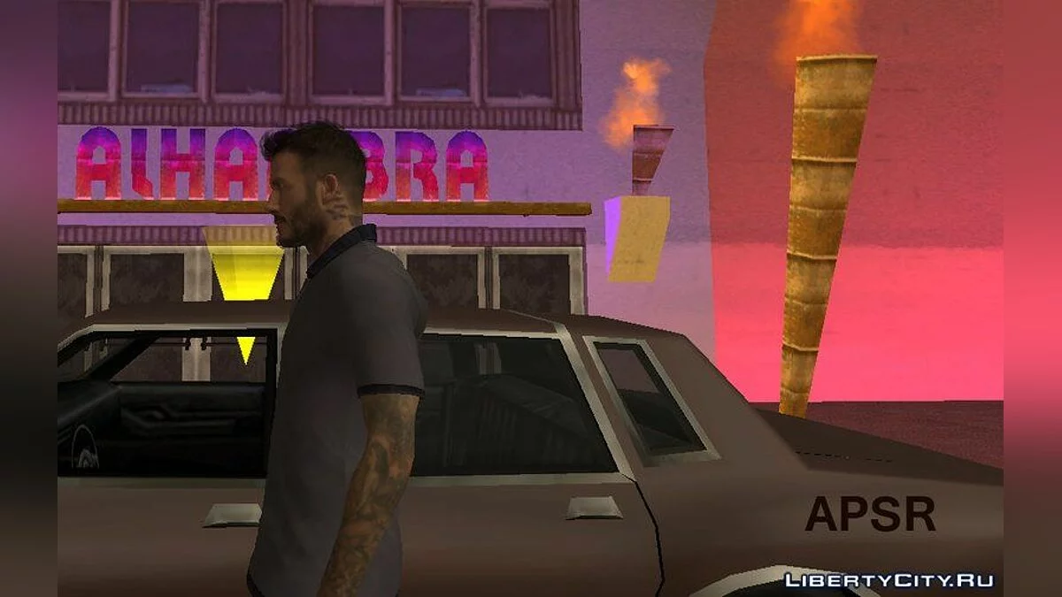Дэвид Бэкхем из pes 2019 (ПК и андроид) / GTA San Andreas