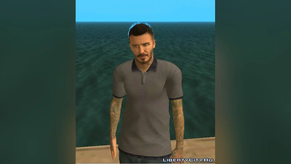 Дэвид Бэкхем из pes 2019 (ПК и андроид) / GTA San Andreas