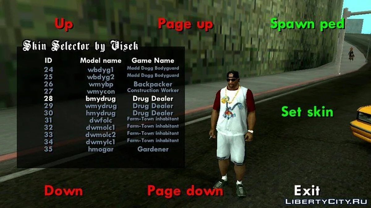 Дэвид Бэкхем из pes 2019 (ПК и андроид) / GTA San Andreas