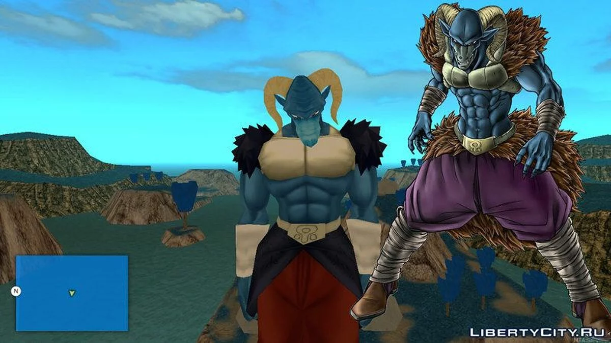 Dragon Ball Super - Пак скинов / GTA San Andreas