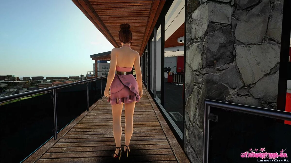 Касуми в повседневной одежде v12 / GTA San Andreas