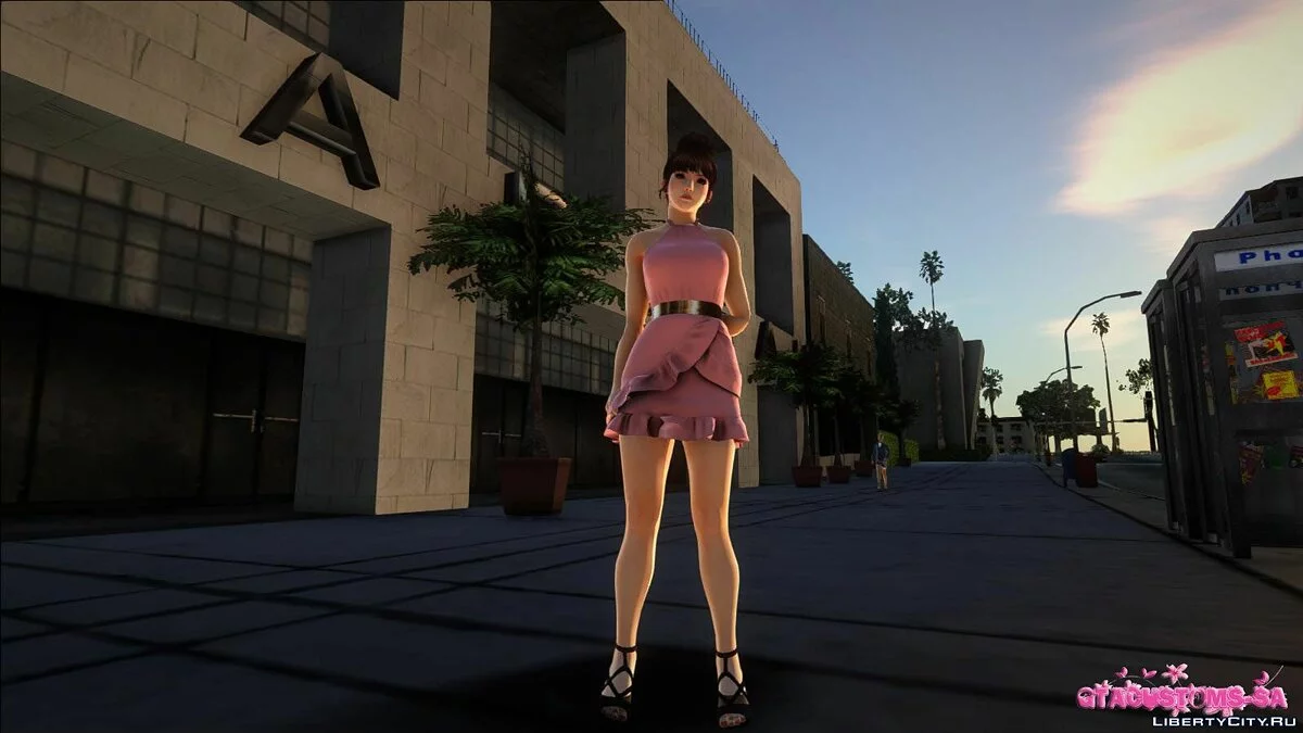 Касуми в повседневной одежде v12 / GTA San Andreas