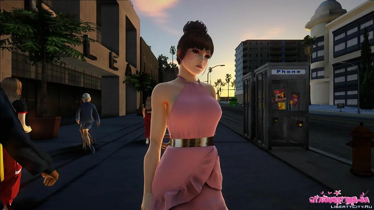 Касуми в повседневной одежде v12 / GTA San Andreas