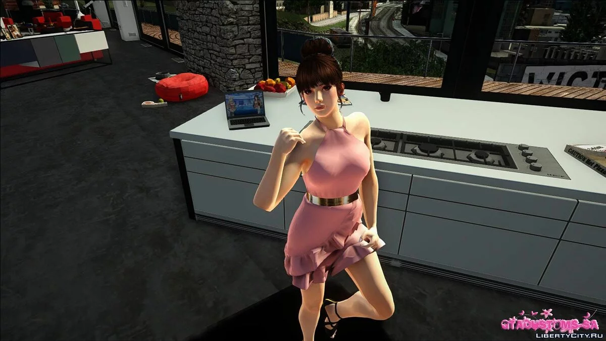 Касуми в повседневной одежде v12 / GTA San Andreas