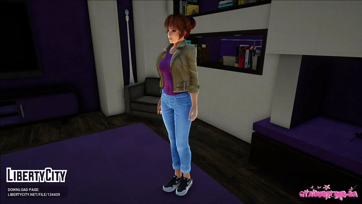 Касуми в повседневной одежде v4 / GTA San Andreas