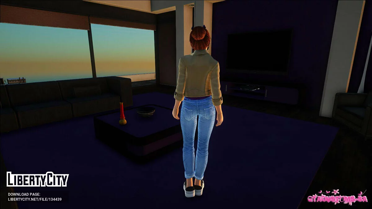 Касуми в повседневной одежде v4 / GTA San Andreas