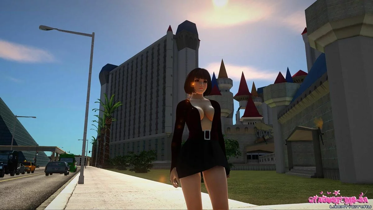Касуми в повседневной одежде v7 / GTA San Andreas
