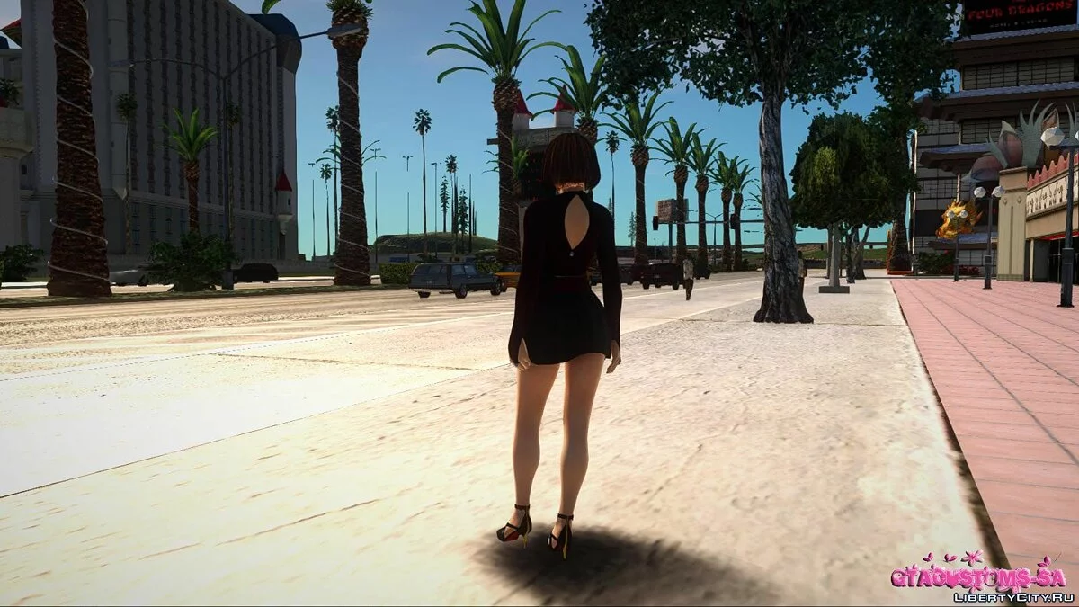 Касуми в повседневной одежде v7 / GTA San Andreas