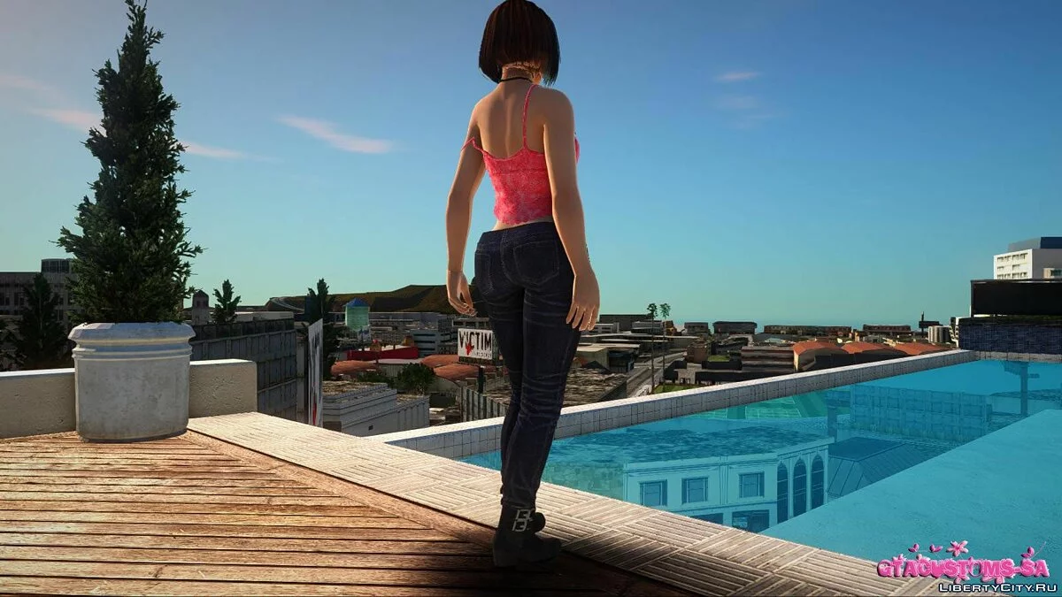 Касуми в повседневной одежде v8 / GTA San Andreas