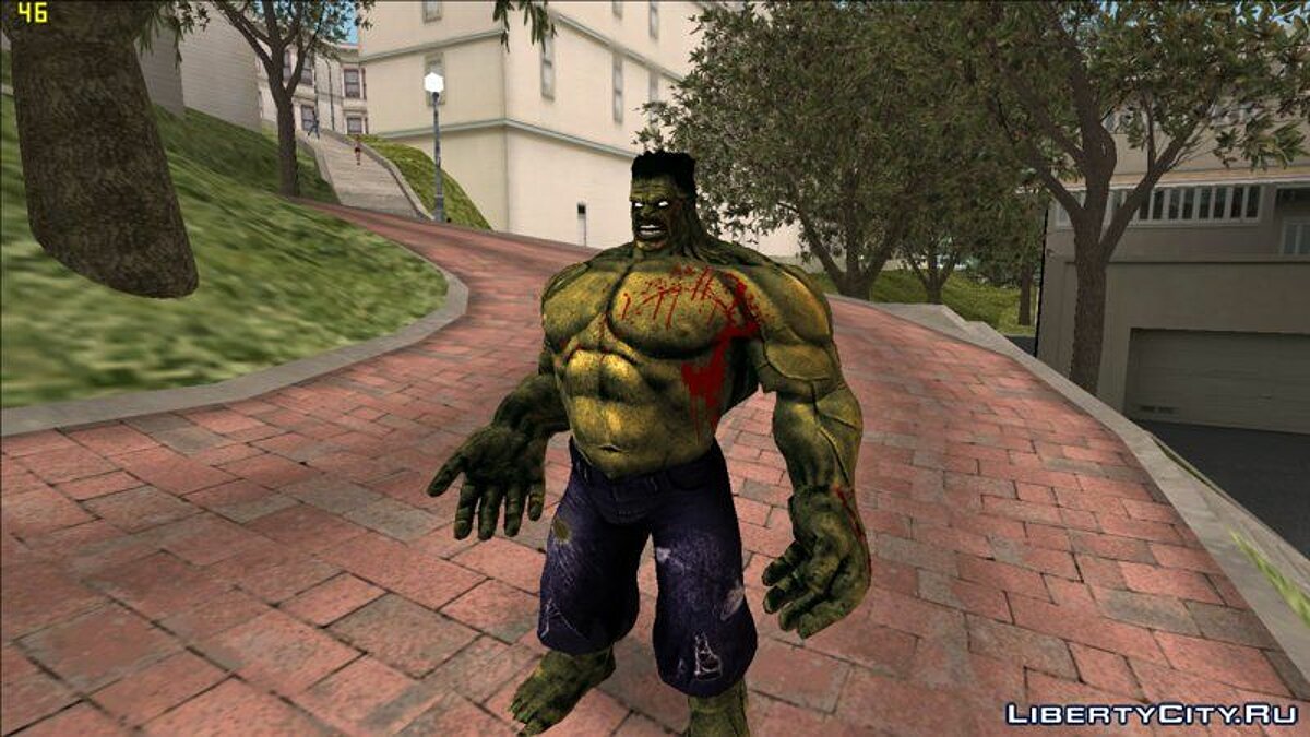 Замена hulk в GTA San Andreas (17 файлов)