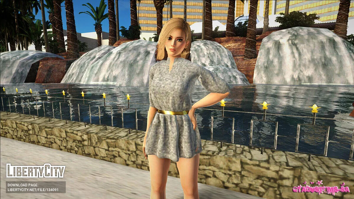 Хелена Дуглас в повседневной одежде v17 / GTA San Andreas