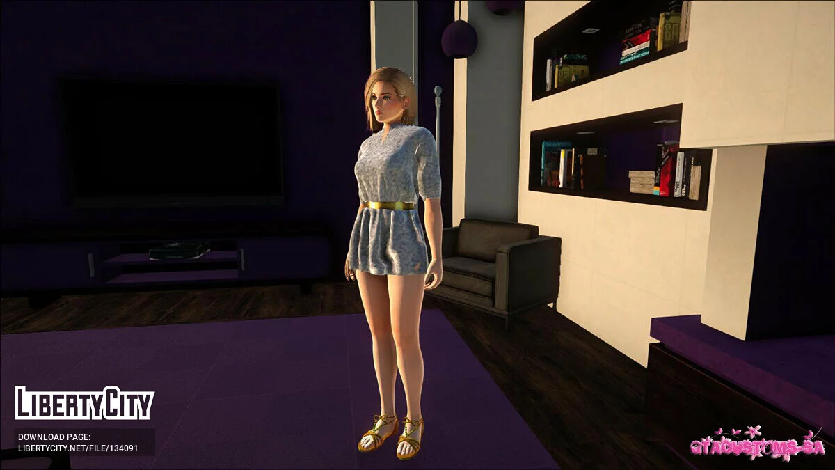 Хелена Дуглас в повседневной одежде v17 / GTA San Andreas