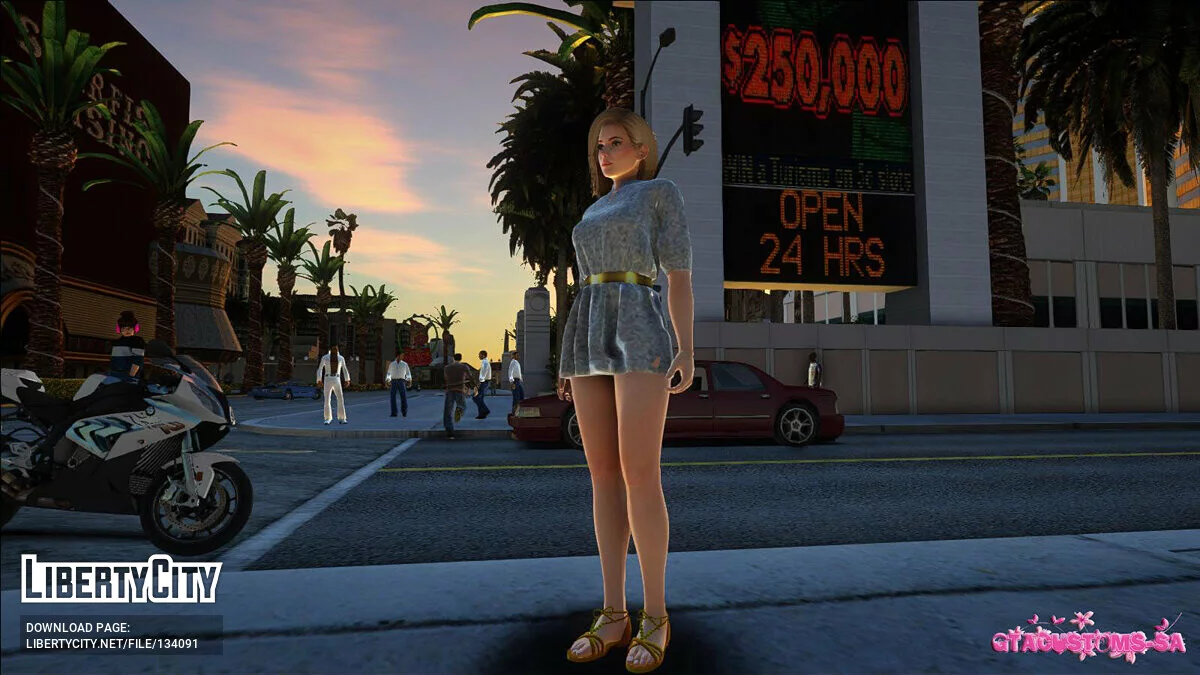 Хелена Дуглас в повседневной одежде v17 / GTA San Andreas