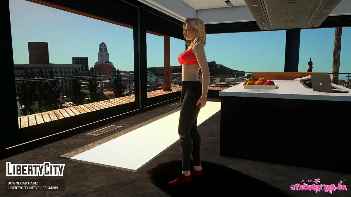 Хелена Дуглас в повседневной одежде v9 / GTA San Andreas