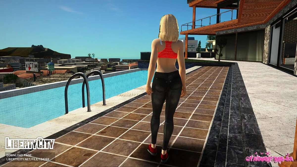 Хелена Дуглас в повседневной одежде v9 / GTA San Andreas