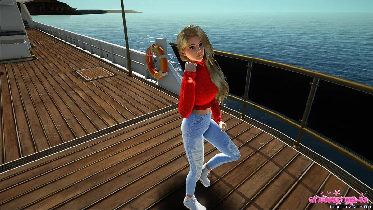 Хелена Дуглас в повседневной одежде v16 / GTA San Andreas