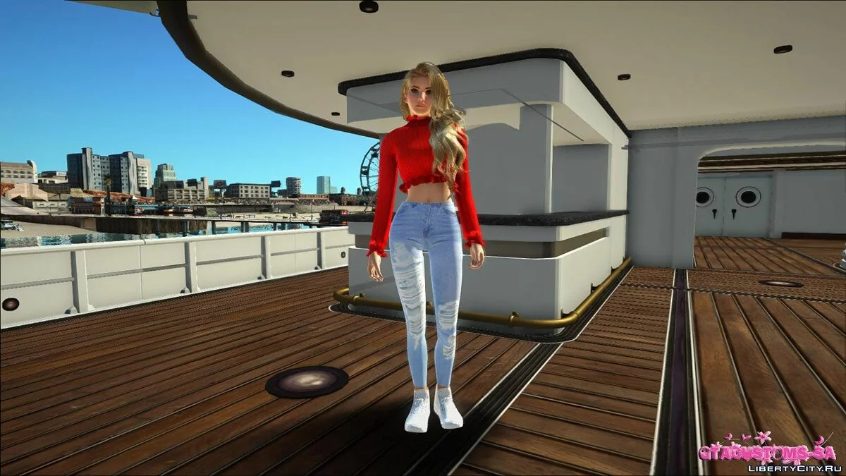 Хелена Дуглас в повседневной одежде v16 / GTA San Andreas