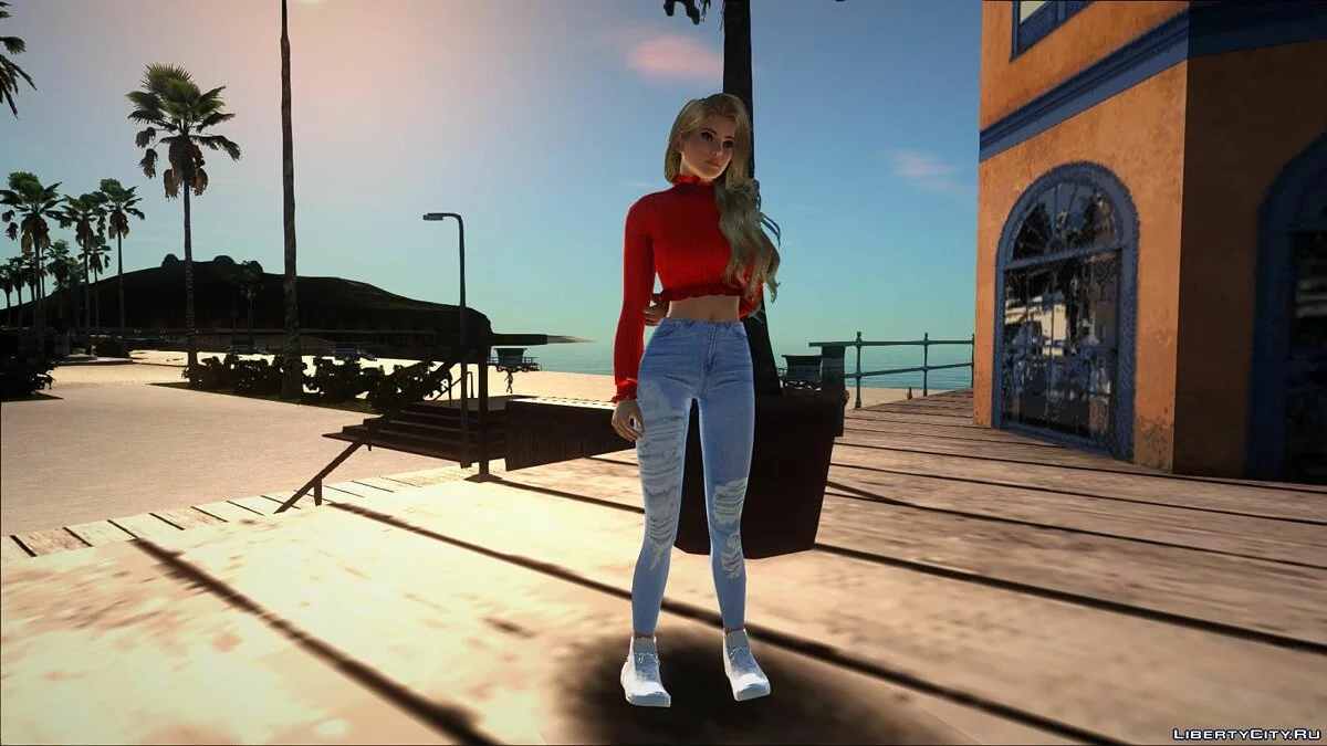 Хелена Дуглас в повседневной одежде v16 / GTA San Andreas