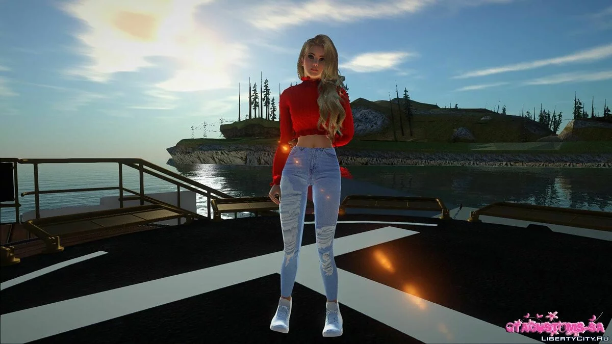 Хелена Дуглас в повседневной одежде v16 / GTA San Andreas