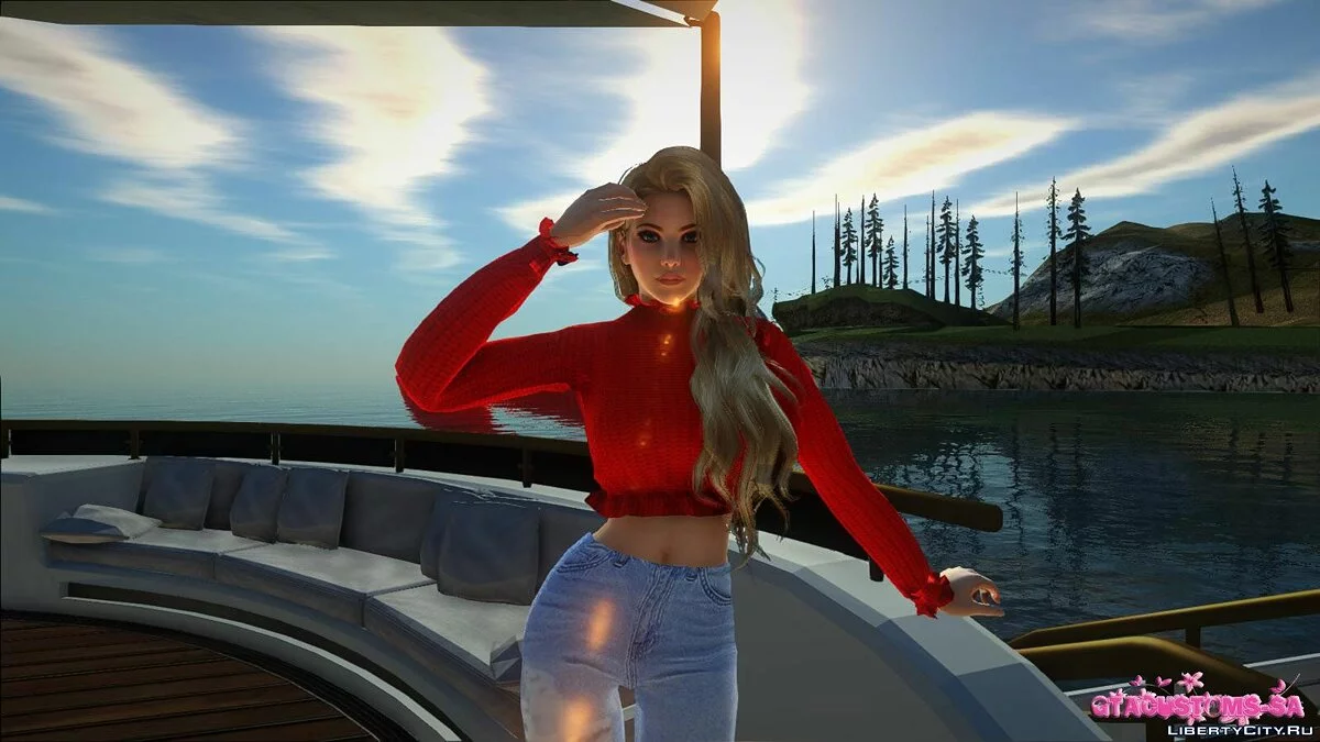 Хелена Дуглас в повседневной одежде v16 / GTA San Andreas