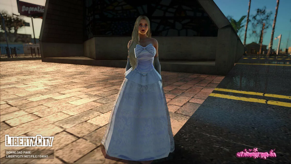 Хелена Дуглас в Свадебном Платье / GTA San Andreas