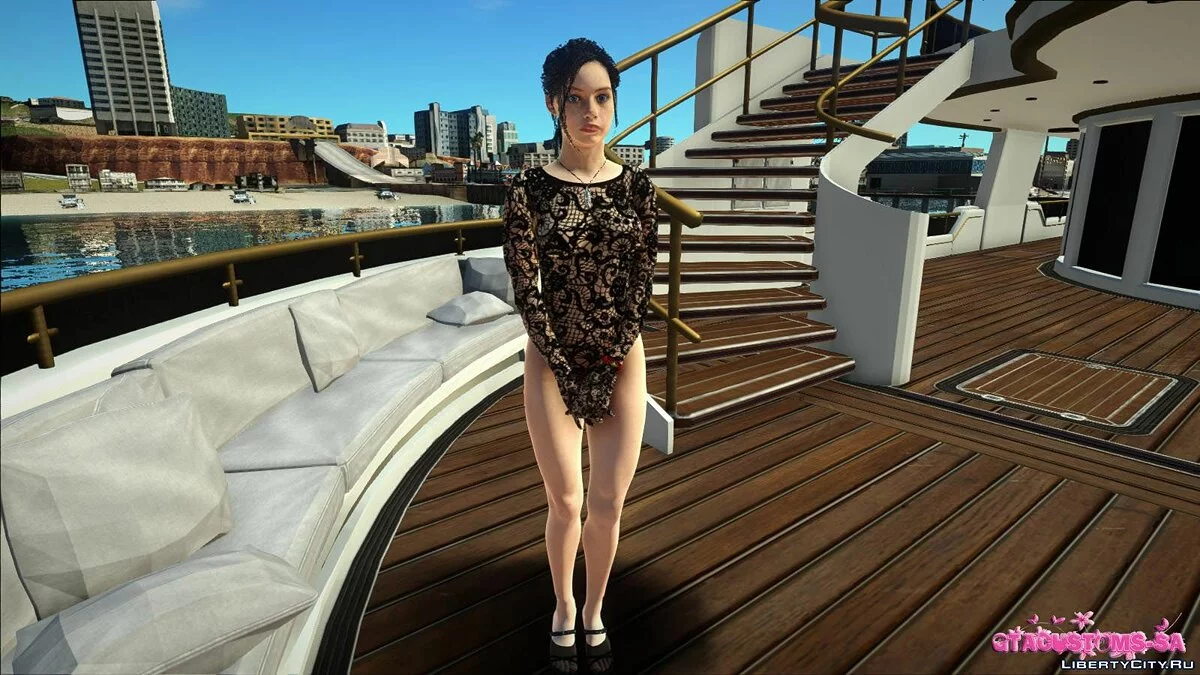 Клэр Редфилд в кружевном белье / GTA San Andreas