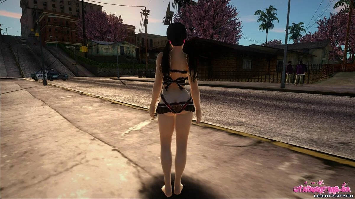 Кокоро в костюме стриптизёрши / GTA San Andreas
