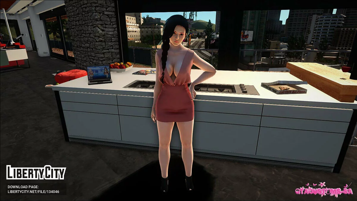 Кокоро в повседневной одежде v7 / GTA San Andreas