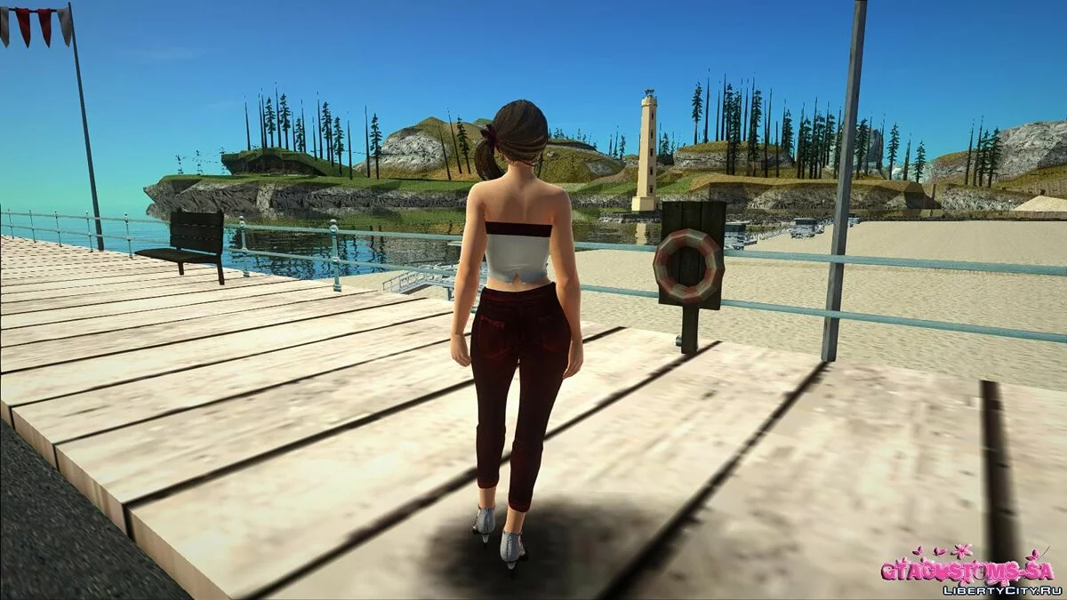 Мисаки в повседневной одежде v12 / GTA San Andreas
