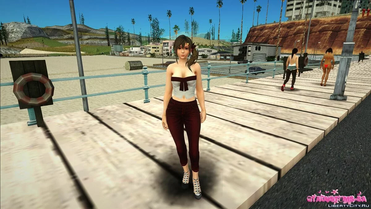 Мисаки в повседневной одежде v12 / GTA San Andreas