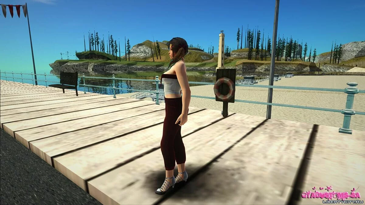 Мисаки в повседневной одежде v12 / GTA San Andreas