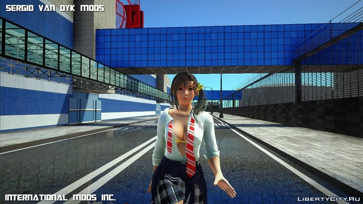 Мисаки - весенняя школьная одежда / GTA San Andreas