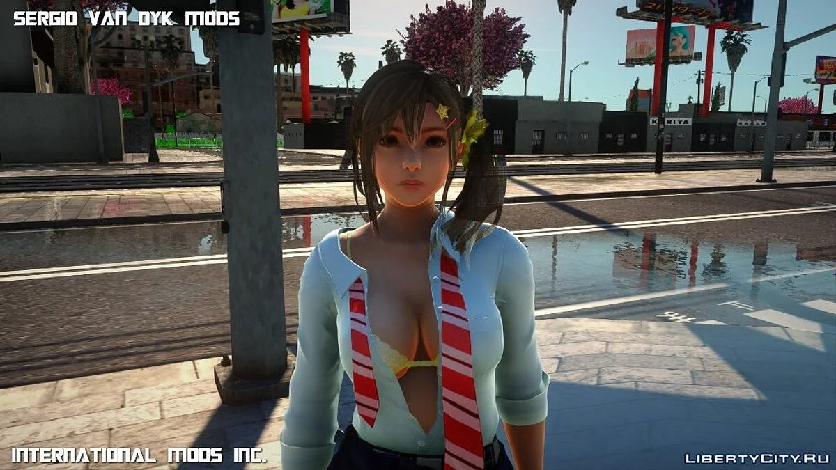 Мисаки - весенняя школьная одежда / GTA San Andreas