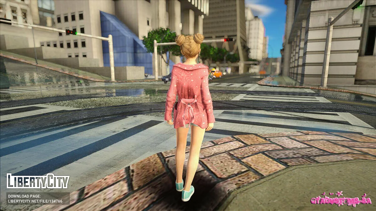 Мэри Роуз в повседневной одежде v4 / GTA San Andreas