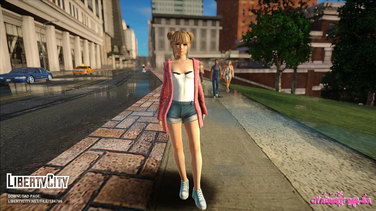 Мэри Роуз в повседневной одежде v4 / GTA San Andreas