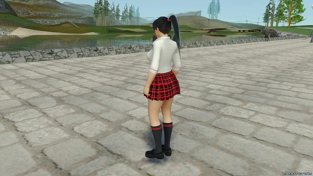 Момиджи в школьной форме / GTA San Andreas