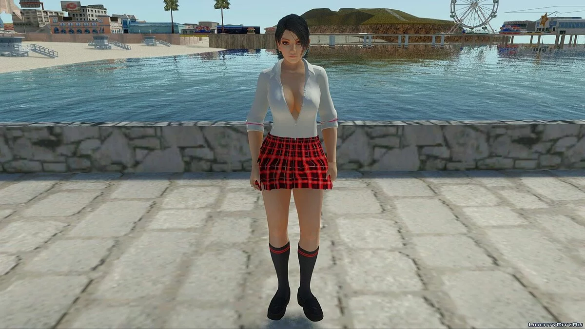 Момиджи в школьной форме / GTA San Andreas
