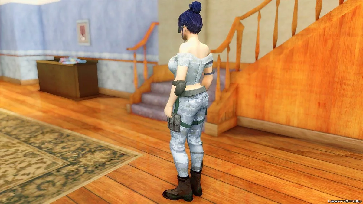 Ниотенгу в костюме морпеха / GTA San Andreas