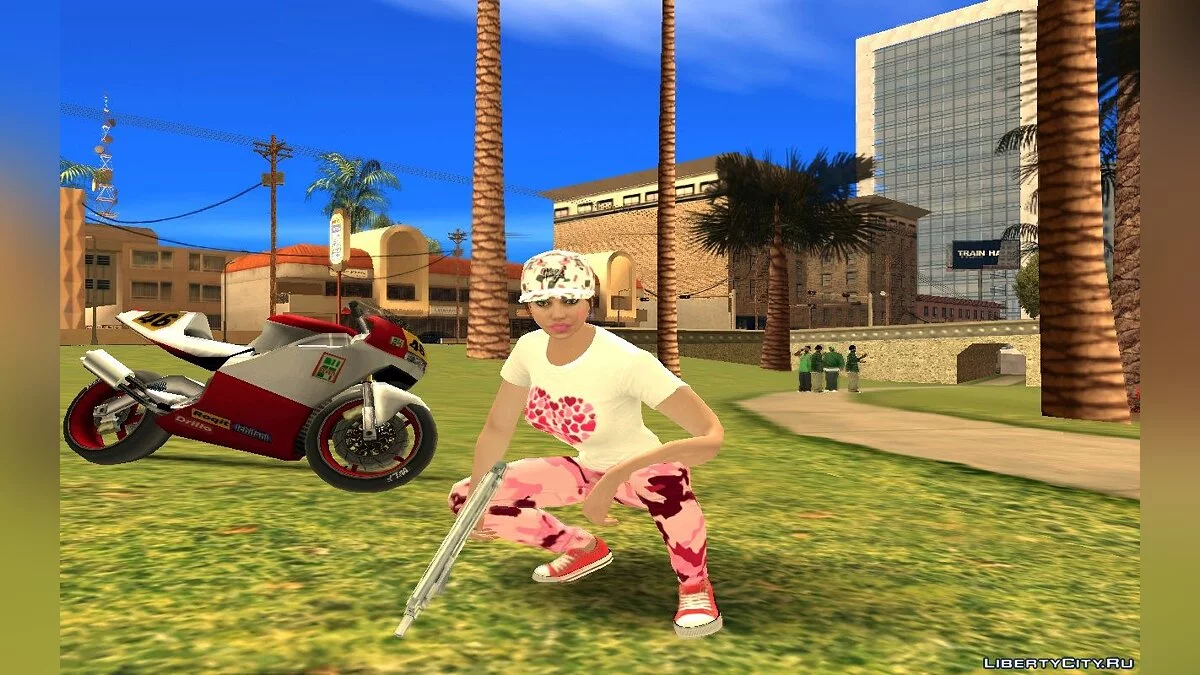 Рандомный женский скин из GTA Online / GTA San Andreas