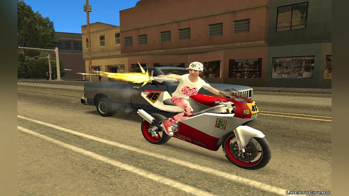 Рандомный женский скин из GTA Online / GTA San Andreas