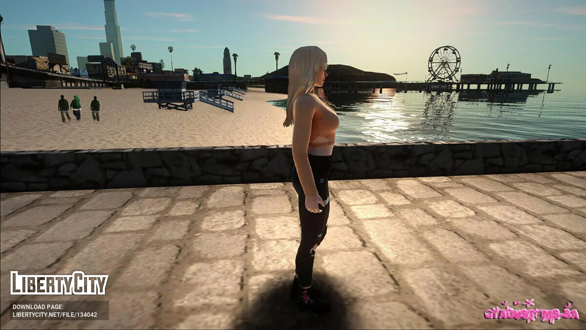 Рейчел в повседневной одежде v5 / GTA San Andreas