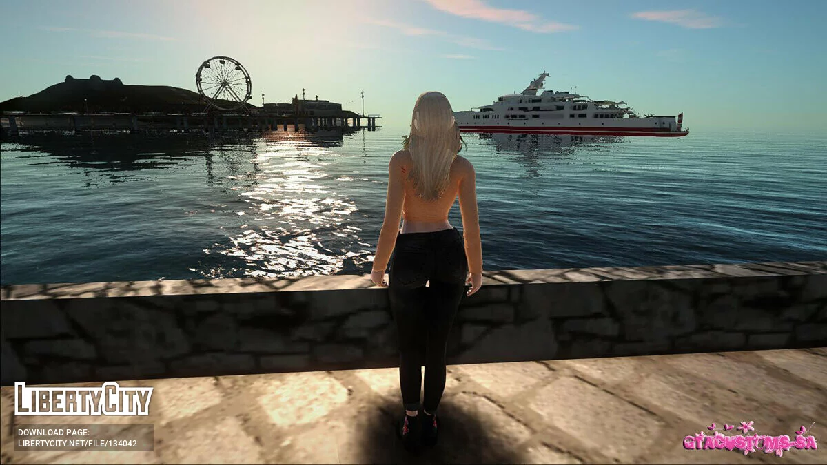 Рейчел в повседневной одежде v5 / GTA San Andreas