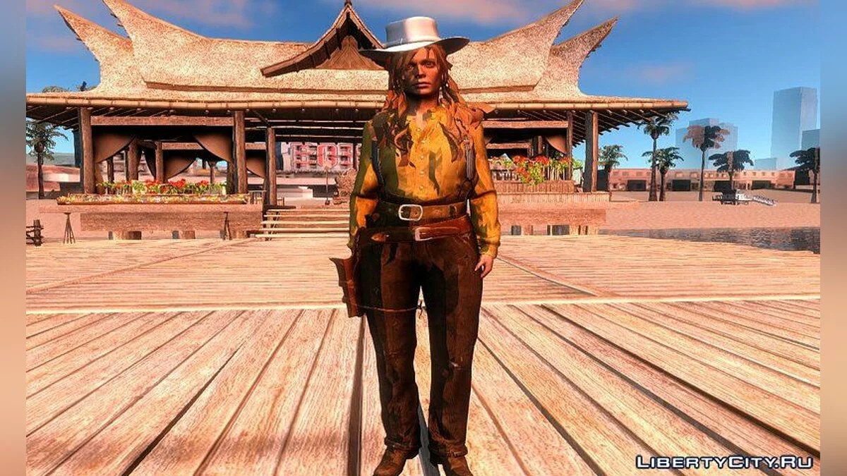 Сэди Адлер из Red Dead Redemption 2 / GTA San Andreas