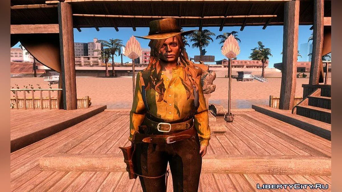 Сэди Адлер из Red Dead Redemption 2 / GTA San Andreas