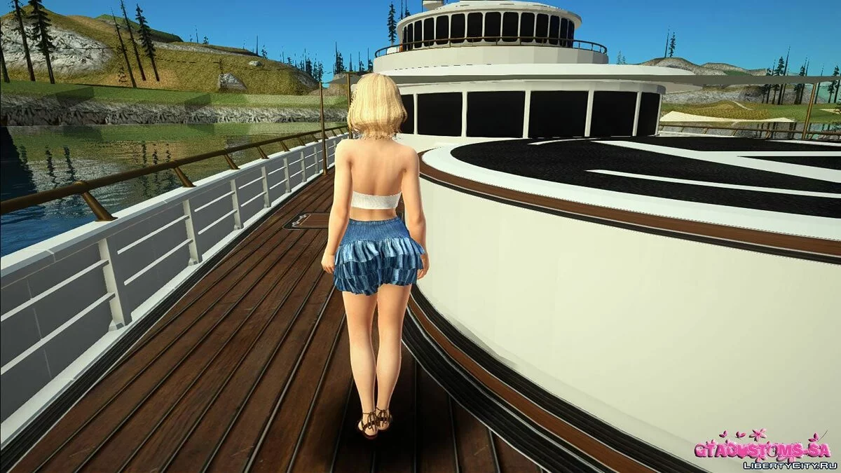 Тамаки в повседневной одежде v9 / GTA San Andreas