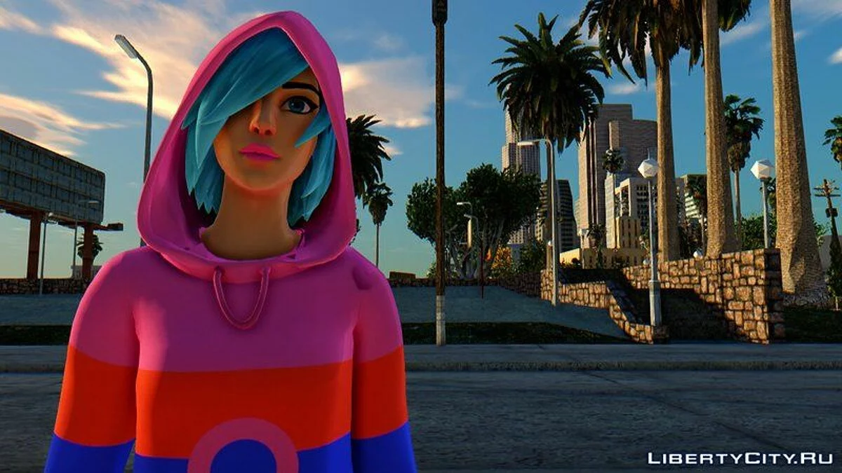 Айрис (Iris) из Фотнайта / GTA San Andreas
