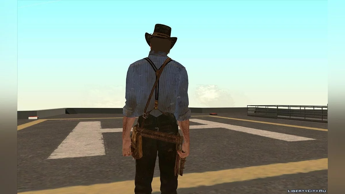 Артур Морган из игры Red Dead Redemption 2 / GTA San Andreas