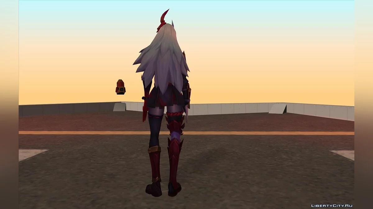 Blood Moon Katarina из Лиги Легенд / GTA San Andreas