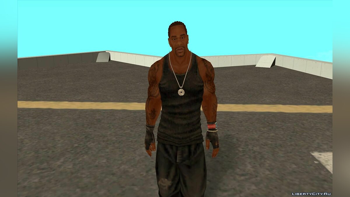 Скачать Busta Rhymes из игры Def Jam Fight For NY для GTA San Andreas