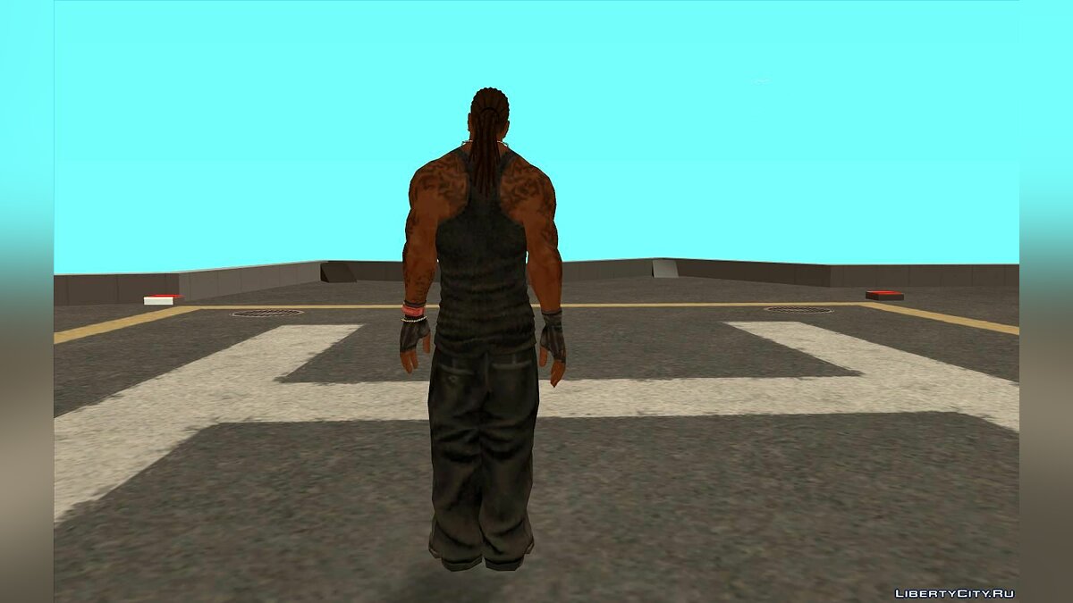 Скачать Busta Rhymes из игры Def Jam Fight For NY для GTA San Andreas